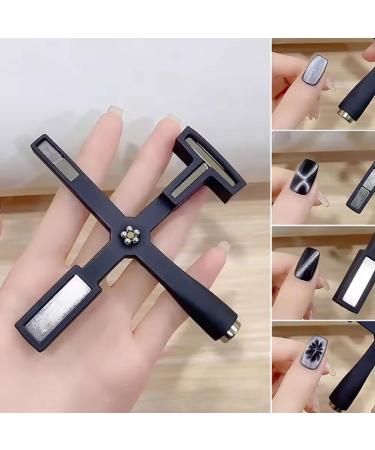 5 in 1 Eye Magnet for Nail Uv Gel Polish Varnish Multi-Function Pattern Salon Manicure Magnetic Design I4i4 Professional Black 1pcs - Buy Online on GoSupps.com
