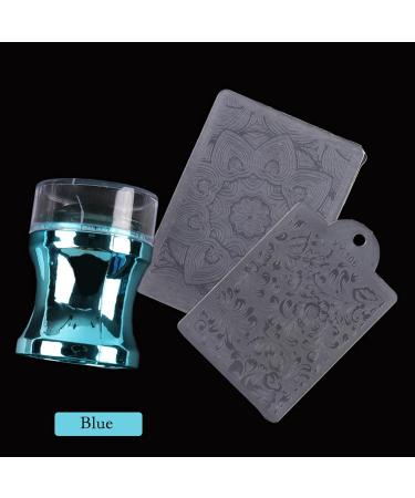ZQYX Silicone Nail Stamp Transparent French Nail Art Stamper with Scraper for Easy DIY Nail Decoration | International Shipping - Buy Online on GoSupps.com