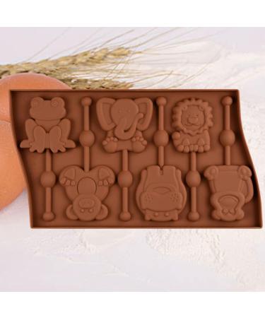 Alipis 2pcs 6 Silicone Molds Silicone Baking Molds Silicone Gummy Mold Candy Molds Food Grade Lollipop Mold - Buy Online on GoSupps.com