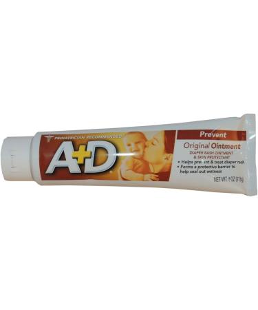A+D Zinc Oxide Diaper Rash Cream with Aloe 4oz (Pack of 3) - Fast Relief for Babies' Skin - Buy Online on GoSupps.com