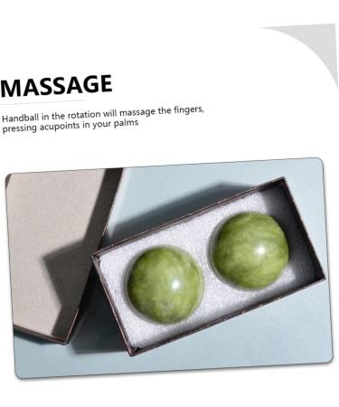 Buy Homsfou Handball Massage Jade Balls - Natural Stone Massage Tool for Fitness & Deep Tissue Relief - Buy Online on GoSupps.com