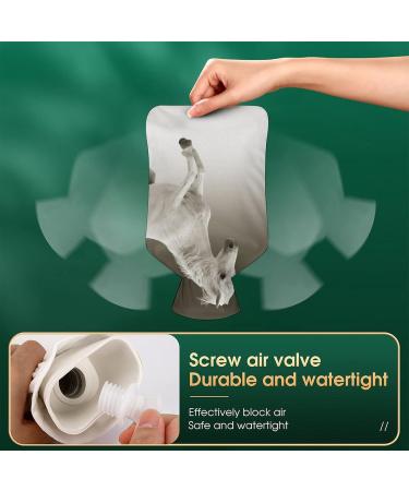 White Horse Hot Water Bottle with Plush Cover Cozy Hand Warmer for Adults & Kids | 26.5x15.3cm | International Shipping - Buy Online on GoSupps.com