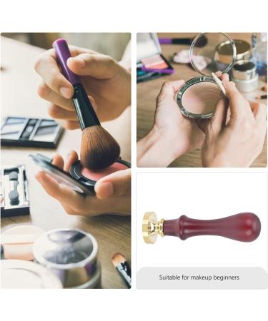 Beatifufu 2 Pcs Dispensing Plate Tool Eye Shadow Tool Vintage Envelopes Eyeshadow Stamp for Eyes Wooden Handle - Buy Online on GoSupps.com