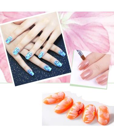 Mwoot 8-Piece Nail Brush Set | Gel Nail Art Pen & Liner | Gradient Nail Design Kit (Green) - Perfect for Stunning Nail Art - Buy Online on GoSupps.com