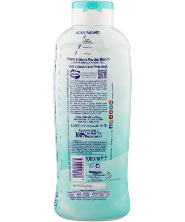 Milmil Foaming Bath White Foam Scent Dermatologically Tested Physiological pH - 6 x 1000 ml - Buy Online on GoSupps.com