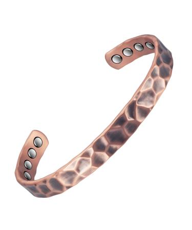 Magnetic therapy arthritis bracelet made of pure copper for men effectively relieves arthritis and carpal tunnel pain.Magnetic field therapy has a slight influence on lymphatic drainage (B) - Buy Online on GoSupps.com