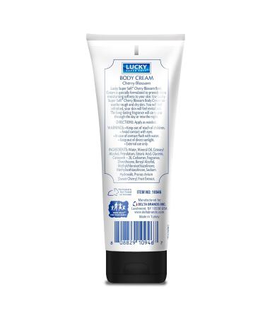 Lucky Super Soft Body Cream Cherry Blossom Deep Moisturizing to Soothe & Soften Skin 6 oz 3 Pack - Buy Online on GoSupps.com