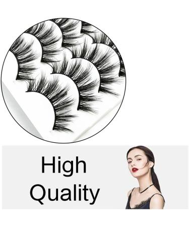 15 Pairs Natural Look Eyelashes Faux Mink Fake Eyelashes Light Volume False Lashes Fluffy Strip Lashes for wedding events photo shooting night out parties or daily use - Buy Online on GoSupps.com