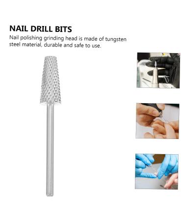 MUSISALY Nail Polisher Nail Drill Bits Pedicure Polishing Drill Manicure Drill Bits Colorful Hair Chain Professional Nail File Nail Art Bits Nail Bits Manicure Grinding Tools Tungsten Steel - Buy Online on GoSupps.com