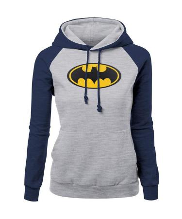Bigfanshu Women's Funny Print Hoodie for Autumn Winter Fleece Streetwear Hip Hop Harajuku Sweatshrit Grey