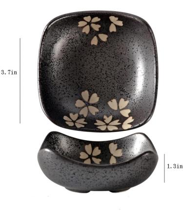 Fruit Bowl Snack Containers Condiment Plate Tableware Mustard Small Plate Ceramic Dish Condiment Plate Fast Food Plate Household Vinegar Dishwashing Soy Sauce Breakfast Bowls (Color : A) (B) - Buy Online on GoSupps.com