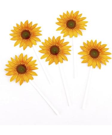40 Pieces Sunflower Cupcake Toppers Daisy Cupcake Toppers Flower Cake Picks for Easter Spring Party Decor Baby Shower Dessert Supplies - Buy Online on GoSupps.com