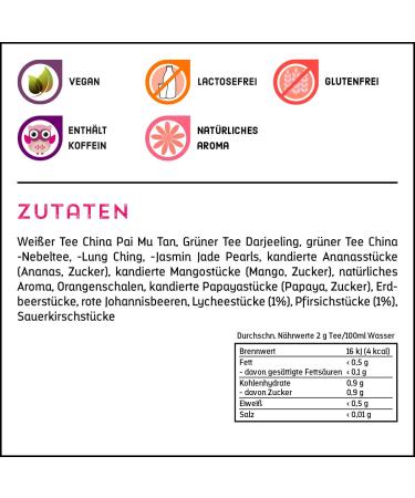 Urbantealers Temple of the Gtter 250g Tea Mixture - Lychee-Peach Fruit Blend for International Shipping - Buy Online on GoSupps.com