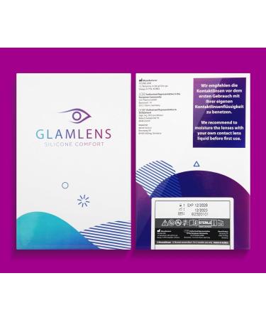 Buy Jasmine Gray Silicone Comfort Contact Lenses - Natural Look -6.00 Diopters 14.00 DIA | Includes Case - 1 Pair (2 Pieces) - Buy Online on GoSupps.com