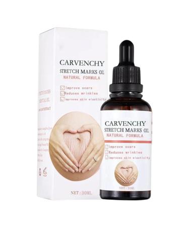 Belly Oil Massage Essential Oil for Stretch Marks Skin Care Body Moisturizing Oil for Pregnancy Pre and Postpartum Skin Care 1 fl oz our Qihuyi