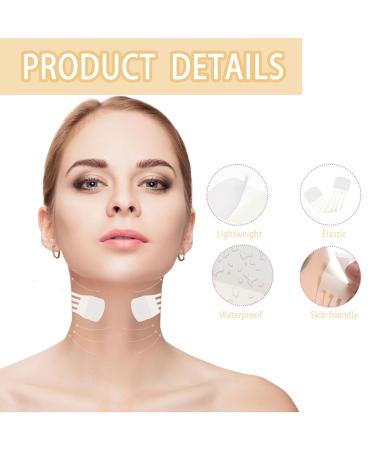Invisible Neck Lift Tape Instant Jawline Support for Women Hypoallergenic Skin-Friendly Face Tape for Daily Use (B-8+40 patches 1 Count (Pack of 1)) B-8+40 patches 1 Ounce (Pack of 1) - Buy Online on GoSupps.com