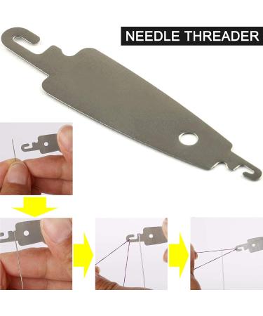 KYUEWRT Large Eye Embroidery Needles Set - 5 Sizes Big Eye Hand Sewing Needles in Aluminum Tube - Pack of 25 - Buy Online on GoSupps.com