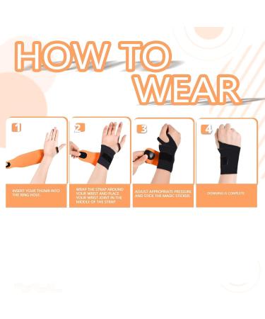 Buy Ultra-Thin Ulnar Wrist Brace for TFCC Tear & Carpal Tunnel Relief - One Size Fits Both Wrists | Elastic Support for Tendonitis & Repetitive Use Injury - International Shipping Available - Buy Online on GoSupps.com