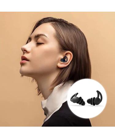 Buy Samsyoki Reusable Silicone Earplugs for Sleeping - 2 Pairs Hearing Protection for Snoring Work Concerts & Travel - International Shipping Available - Buy Online on GoSupps.com