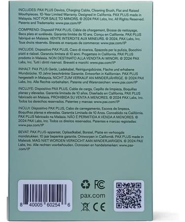PAX Plus Starter Kit Premium Portable Vaporizer for Dry Herbs 10 Year Warranty -  Sage - Buy Online on GoSupps.com