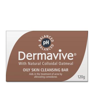 Oily Skin Cleansing Bar - Acne Treatment Soap-Free Bar with Colloidal Oatmeal | Natural & Effective for Oily Prone Skin | 120g - Buy Online on GoSupps.com