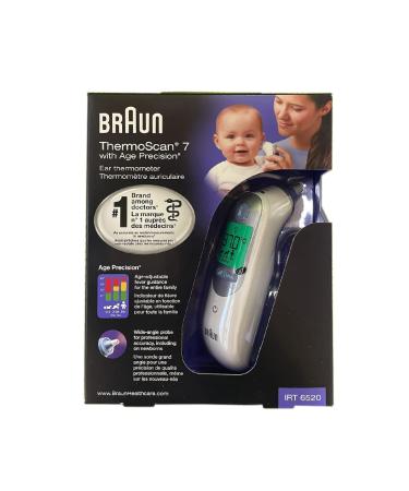 Braun Thermoscan 7 IRT6520 Thermometer + 40 ThermoScan Lens Filters