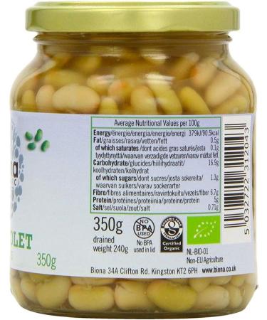 Biona Org Flajeolet Beans 350g - Buy Online on GoSupps.com