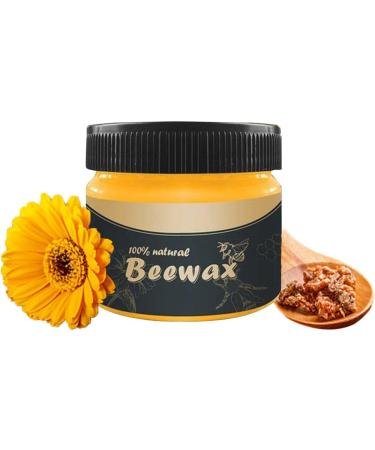 YOUGE Beeswax Polish for Furniture-Wood Seasoning Beewax Natural Beewax Traditional Beeswax Polish With a Sponge for Wood Polish Furniture Care - Buy Online on GoSupps.com