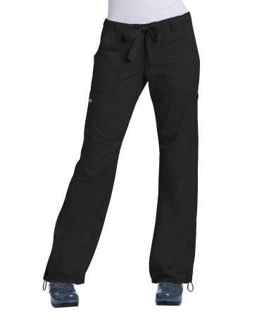 Koi Women's Lindsey Cargo Scrub Pant X-Large Tall Black