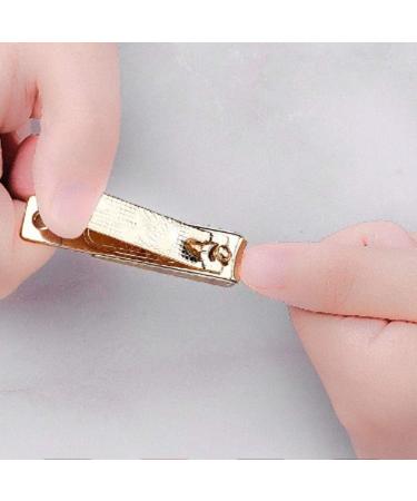 Nail Clippers Adult Nail Scissors Carbon Steel Golden Nail Scissors 58mm Single Scissors Single Diagonal - Buy Online on GoSupps.com