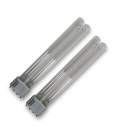 Finest-Filters Twin Pack 18w PLL Replacement UV Bulb Lamp For Pond UV Sterilisers & Clarifiers Filters UVC