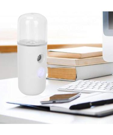Nano Facial Mister Mini Facial Steamer Facial Mist Sprayer Handy Moisturizing Mist Sprayer Atomization Eyelash Extensions Skin Care Steamer USB Rechargeable (Water Supplementer) (30ml) - Buy Online on GoSupps.com