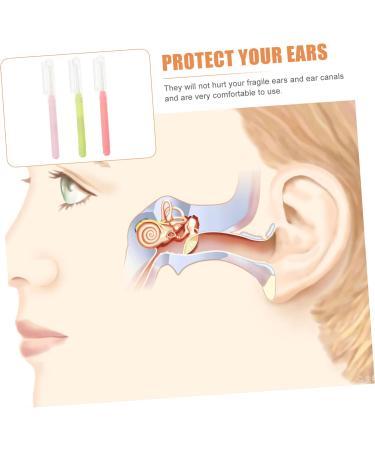 FRCOLOR 3pcs Ear Care Tool Set - Portable Ear Picks & Ear Wax Remover Spoons for Effective Cleaning - Buy Online on GoSupps.com