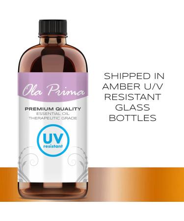Ola Prima Lavender Essential Oil 4oz - Pure and Natural - 4 Fluid Ounces - Buy Online on GoSupps.com