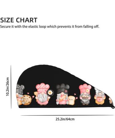 Baker Gnome Microfiber Hair Towel - Soft & Super Absorbent Quick Dry Hair Wrap for Women | Ideal for Long Curly & Thick Hair - Buy Online on GoSupps.com