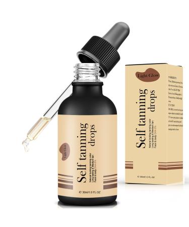 30ml Gouttes Autobronzantes Concentr Autobronzant Visage et Corps S rum de Bronzage Subliment Votre Teint Naturel Am liorer Votre Teint Pour La plupart Types de Peaux(Jaune)