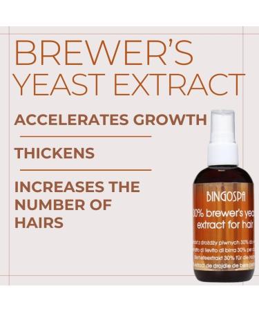 Buy Anti-Dandruff Brewer's Yeast Extract 30% - Hair Growth Solution for Oily Hair | BINGOSPA 100ml - Buy Online on GoSupps.com