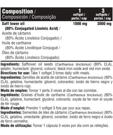 Buy DMI ULTRA CLA - Safflower Oil Softgels (1000 mg) | Conjugated Linoleic Acid - 120 Pearls - International Shipping Available - Buy Online on GoSupps.com