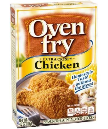 Kraft Oven Fry Extra Crispy Chicken Coating Mix 4.2 oz | Easy Preparation | Adds Extra Crunch to your Chicken | Kosher Certified | 2 Pack - Buy Online on GoSupps.com