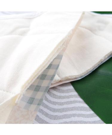 hannahpad Organic Cotton Cloth Pantyliners Set of 10 Random Patterns - Washable Reusable + Free Mini Wetbag - Buy Online on GoSupps.com