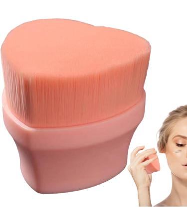 Cosmetic Applicator Brush Cosmetic Sunscreen Applicator - Heart-Shaped Powder Makeup Tools Travel Size Cosmetic Applicator for Kids And Adult Pink - Buy Online on GoSupps.com