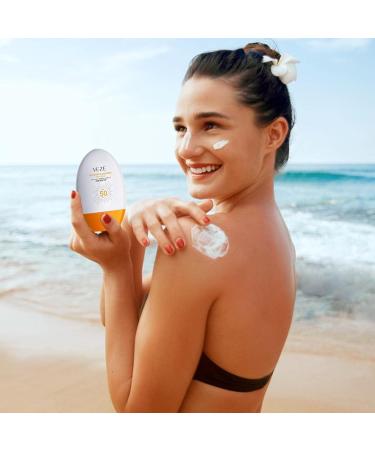 Facial Sunscreen - Refreshing Moisturizing & Anti-Dark Spot Sunscreen 45ml Water & Sweat Resistant & Sloane Reef Friendly Sun Protection - Buy Online on GoSupps.com