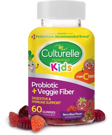 Culturelle Kids Probiotic Packets (Ages 3+) 24 Count & Daily Probiotic Gummies (Ages 3+) 60 Count - Digestive & Immune Health Unflavored + Probiotic Berry Flavor 24 Servings (Pack of 1) - Buy Online on GoSupps.com