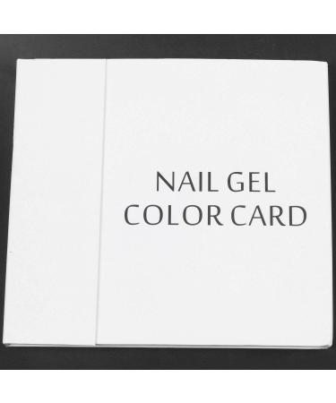 Jiklophg 120 Colors Manicure Tool New False Nail Color Book Color Display Nail Art Gel Polish Color Card Nail Color Chart Practice Board-03 - Buy Online on GoSupps.com