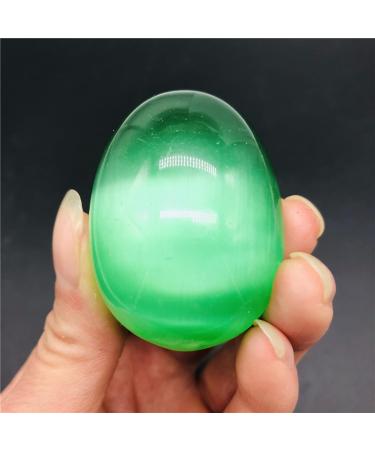 Big Crystals Stones Green Opal Egg-Shaped Specimens Gem Crystal Stone Reiki Natural Minerals Home Office Decor Yoga Balance Stone Mineral Specimen - Buy Online on GoSupps.com