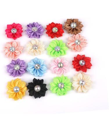 Alipis 3pcs 1 20pcs Head Band Rhinestones Flower Applique Ornament Cloth Bloom Ribbon Flower Bow Tie Set Pinkx3pcs Size 1x3pcs - Buy Online on GoSupps.com