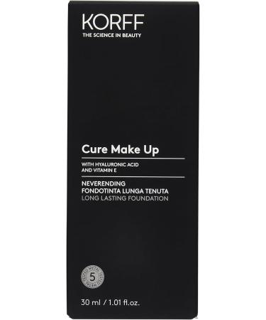  Korff Korff Cream Foundation Matt Finish Long Wear Medium-High Coverage Anti-Aging Moisturizing Formula with Hyaluronic Acid 03 - Buy Online on GoSupps.com