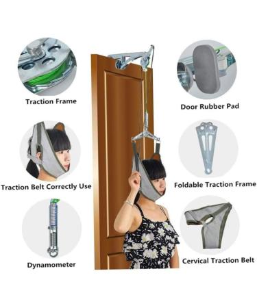 Over Door Neck Traction Neck Stretcher Hammock Cervical Neck Shoulder Pain Relief Device Health Equipment - Buy Online on GoSupps.com