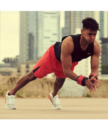 Reebok Premium Ankle/Wrist Weights 1 KG - Adjustable Fitness Gear for Enhanced Workouts | International Shipping Available - Buy Online on GoSupps.com
