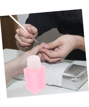 PLAFOPE Makeup Remover Pump Dispenser Pump Bottle Dispenser Mini Water Dispenser Nail Polish Remover Liquid Pump Dispenser Makeup Remover Container Push down Pump Dispenser 6x5x13cm Pink - Buy Online on GoSupps.com